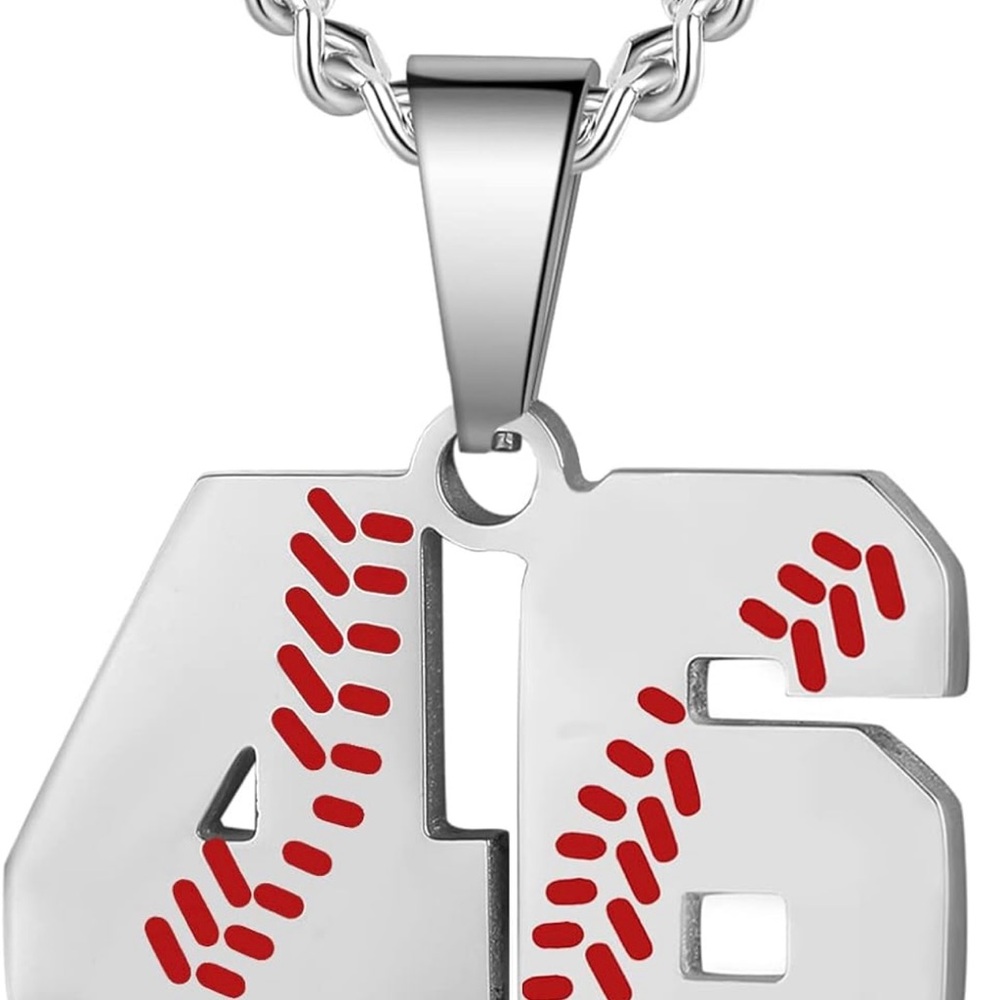 Baseball Necklace Number 46